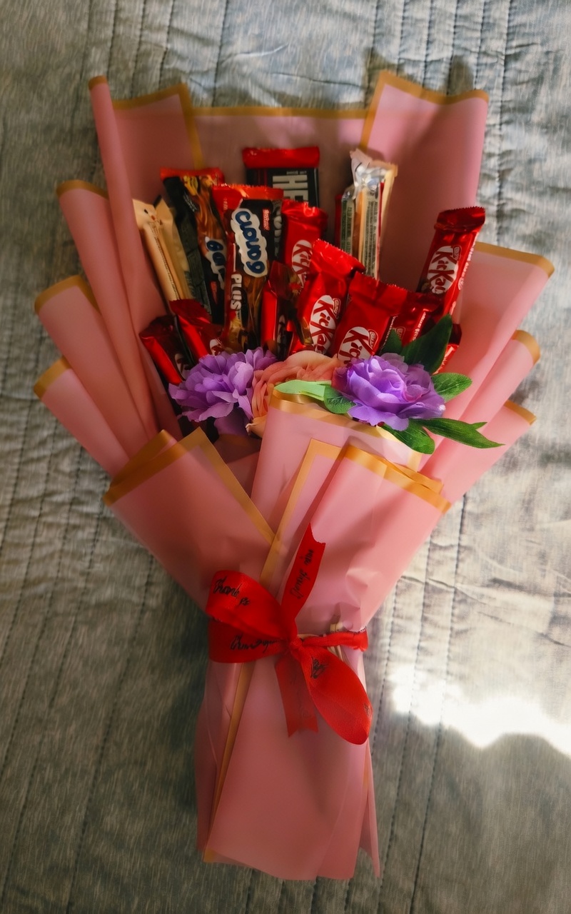 Chocolate bouquet with assorted premium chocolates