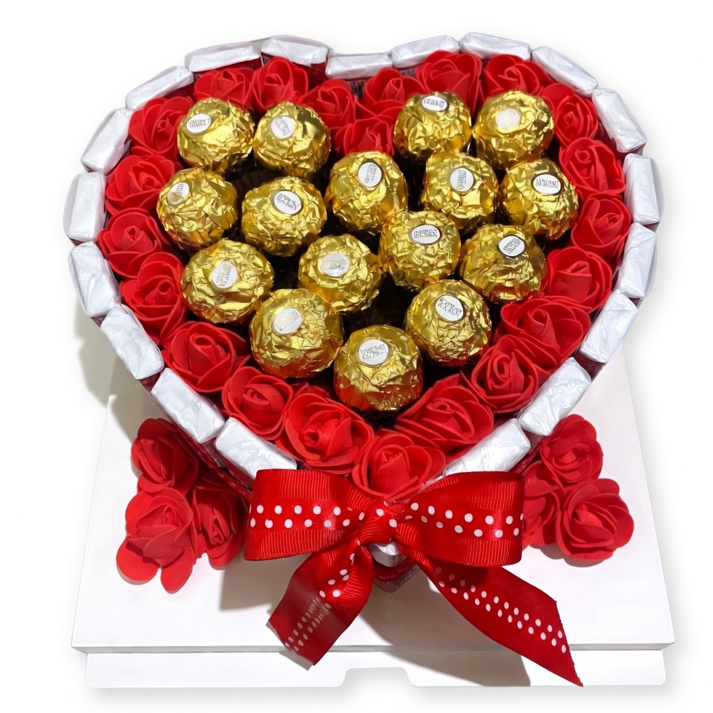 Chocolate gift hamper with premium chocolates and elegant packaging